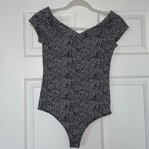Express off the shoulder bodysuit